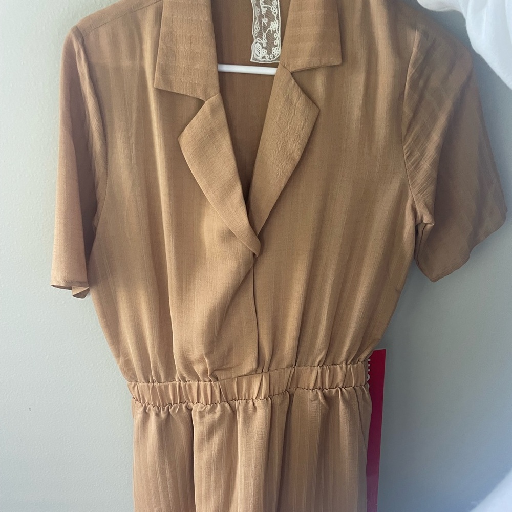 Collared romper
